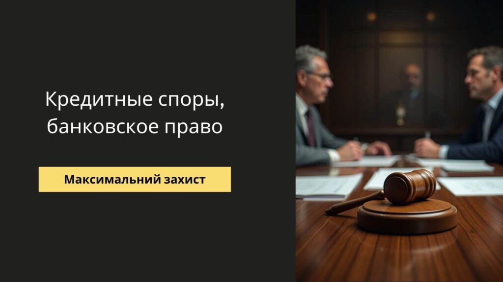 Кредитные споры, банковское право