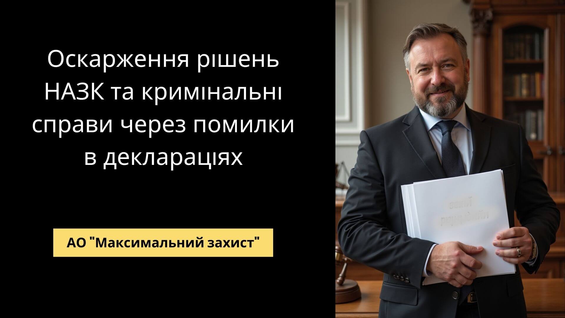 оскарження рішень НАЗК