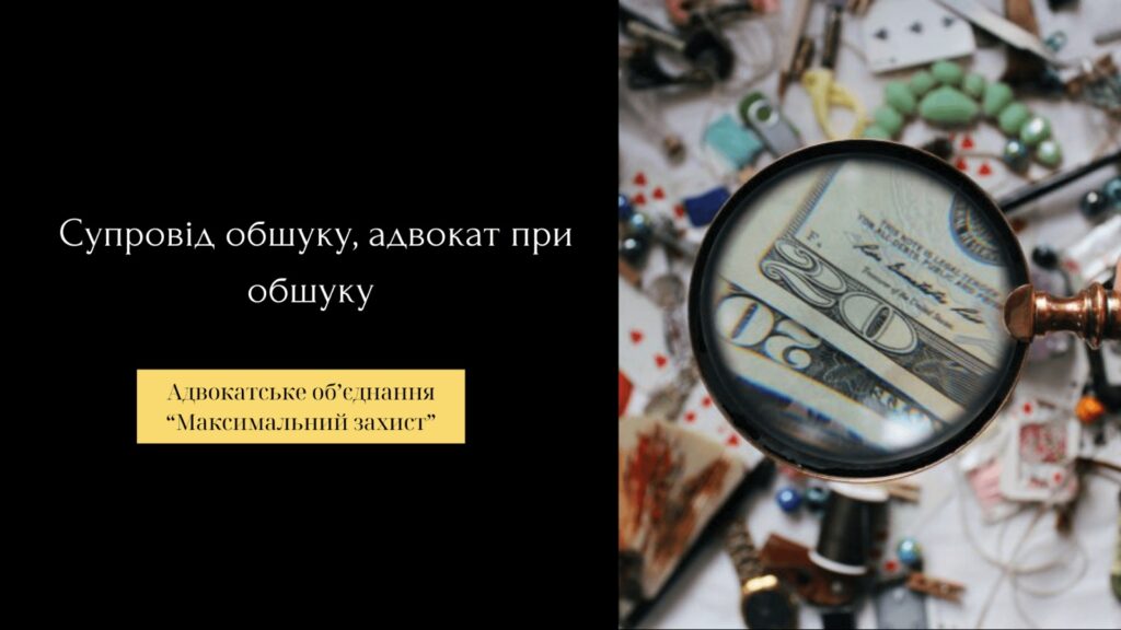 Адвокат під час обшуку