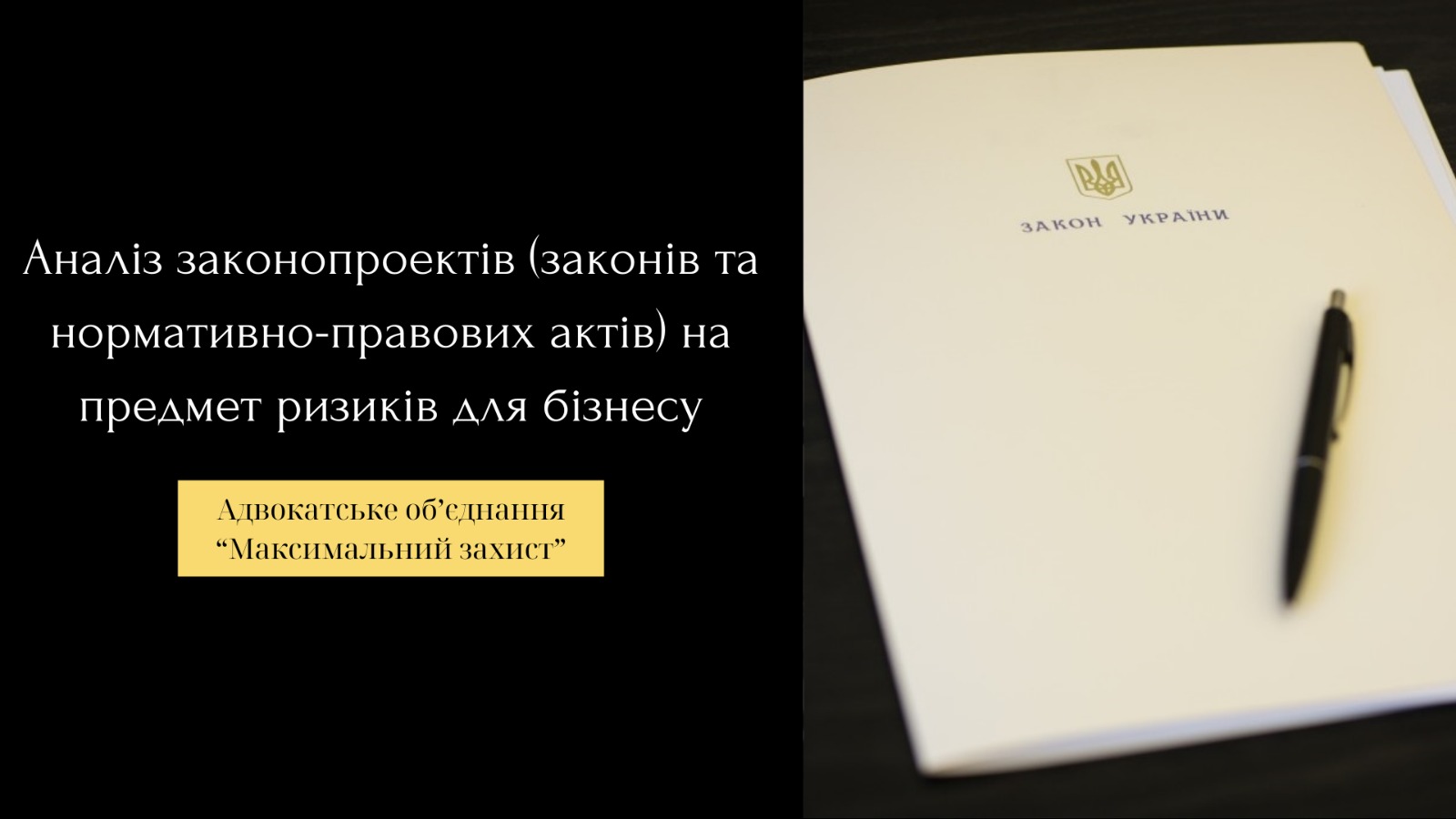 юридичний аналіз законопроектів