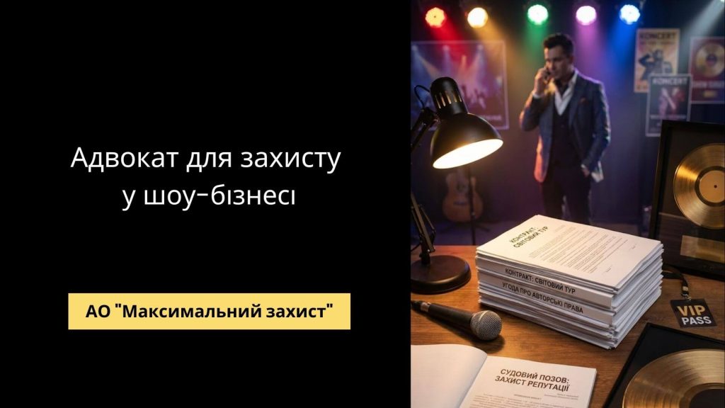 Адвокат у шоу-бізнесі - захист контрактів та авторських прав