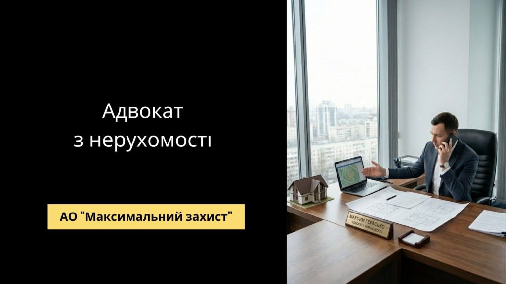 Адвокат з нерухомості - юридичний супровід угод з нерухомістю
