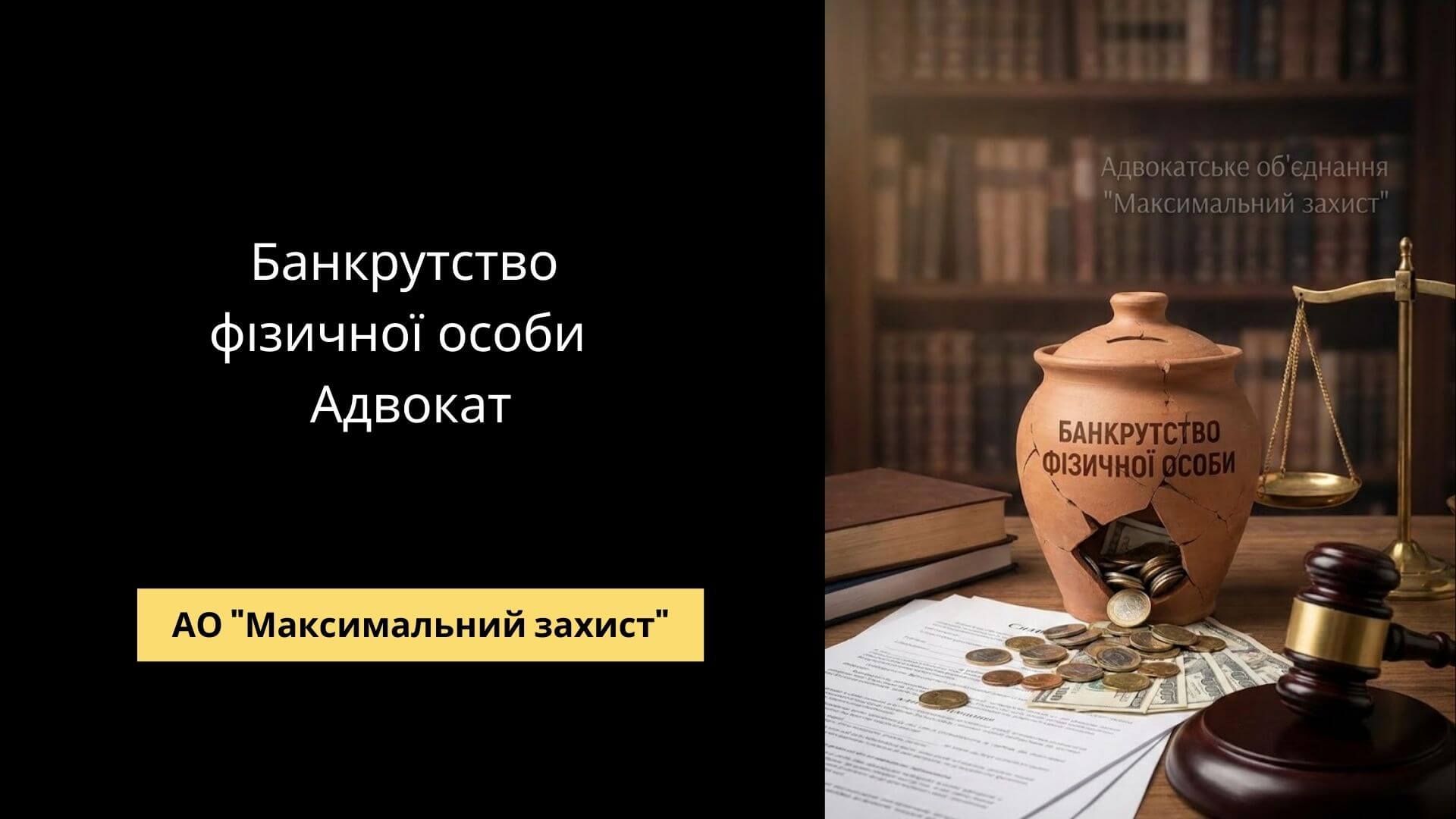 Адвокат з банкрутства фізичної особи - списання боргів