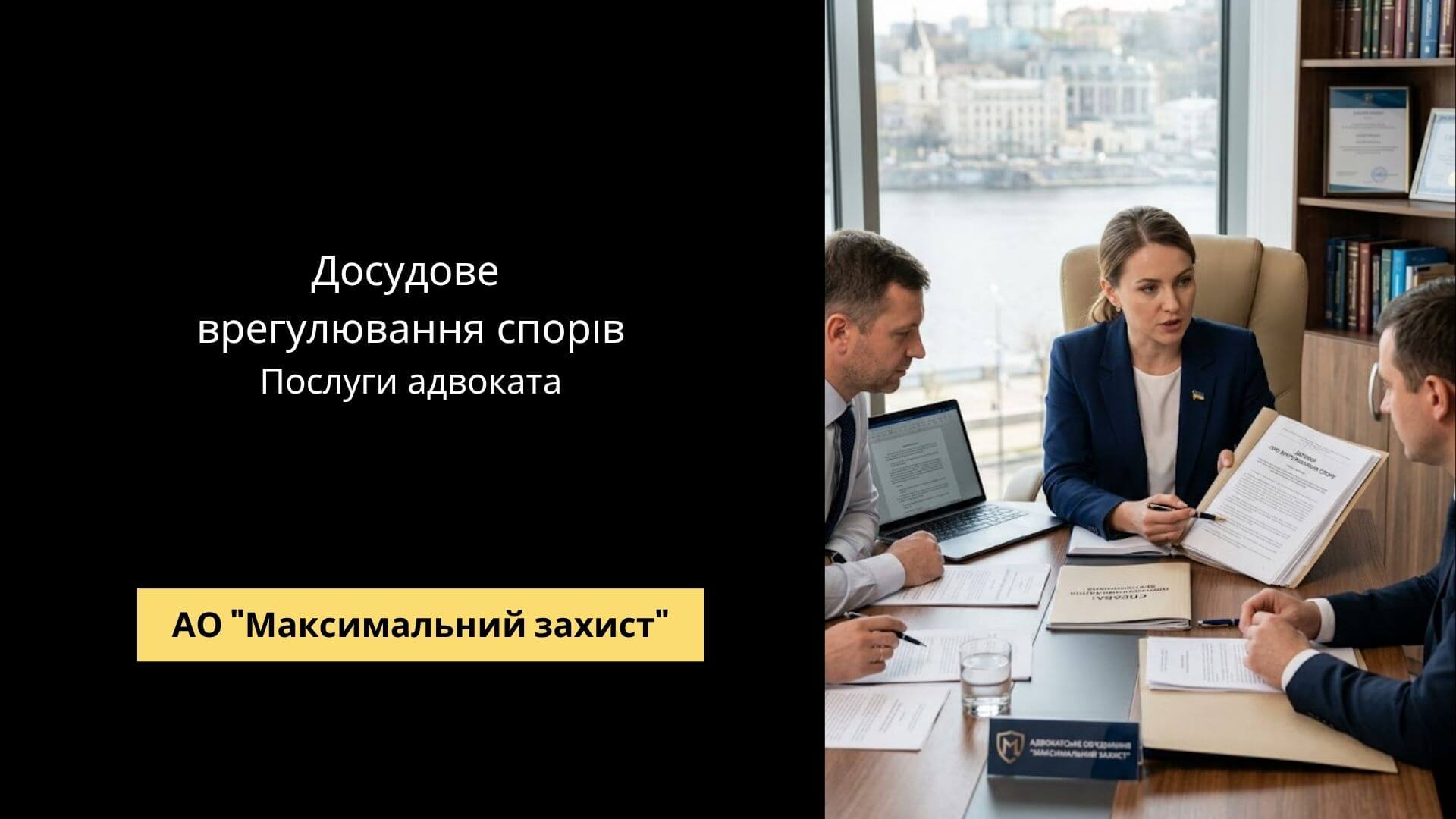 Адвокат проводить переговори – досудове врегулювання спорів