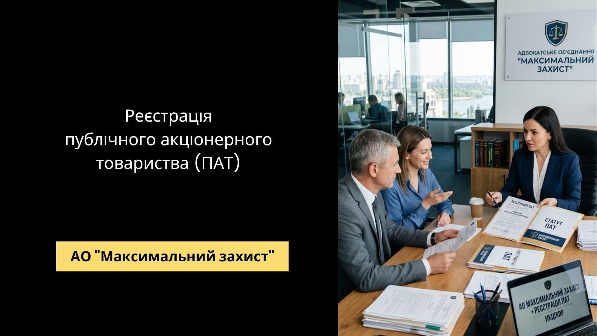 Юрист готує установчі документи – реєстрація публічного акціонерного товариства ПАТ