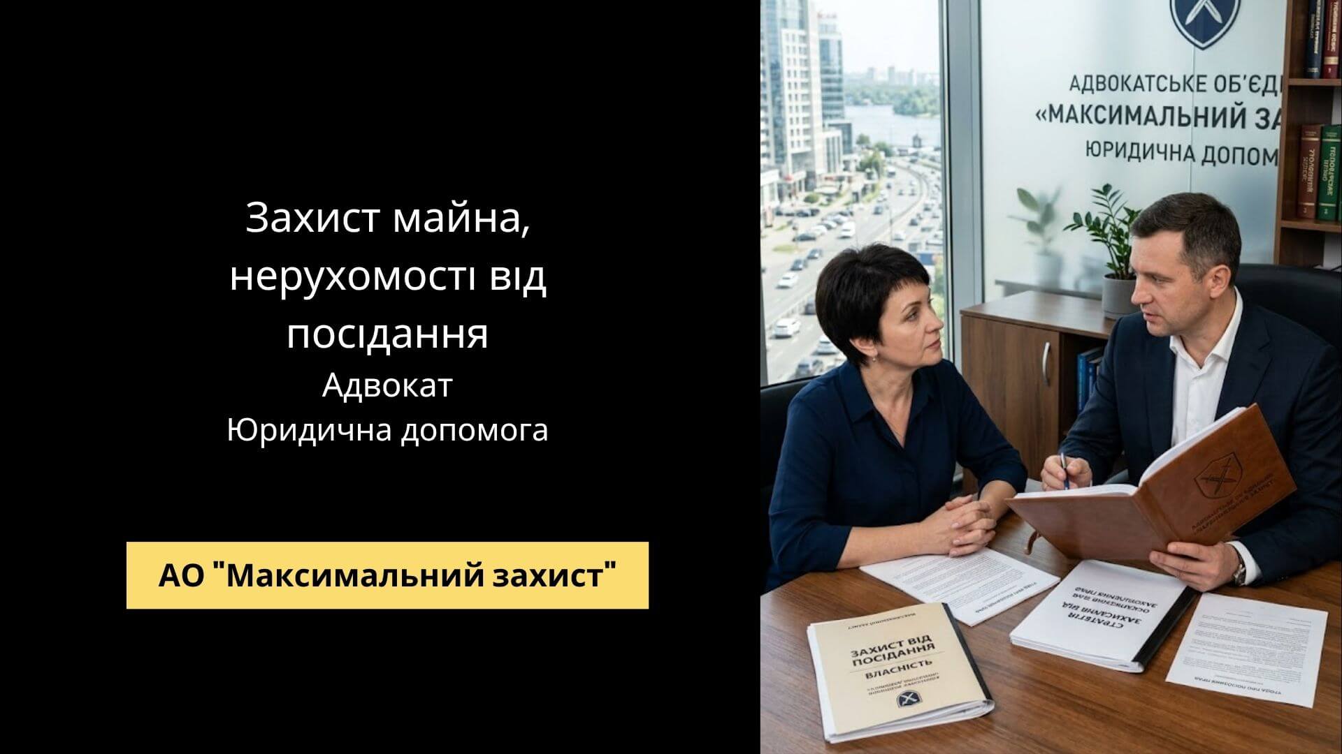 Адвокат з питань нерухомості – захист майна від посідання