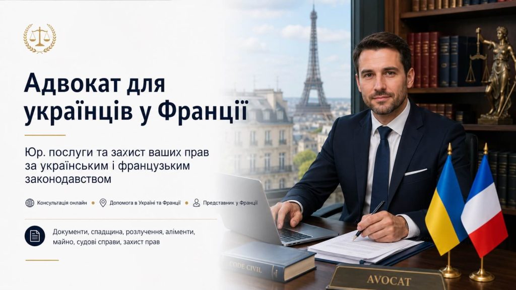 Адвокат для українців у Франції