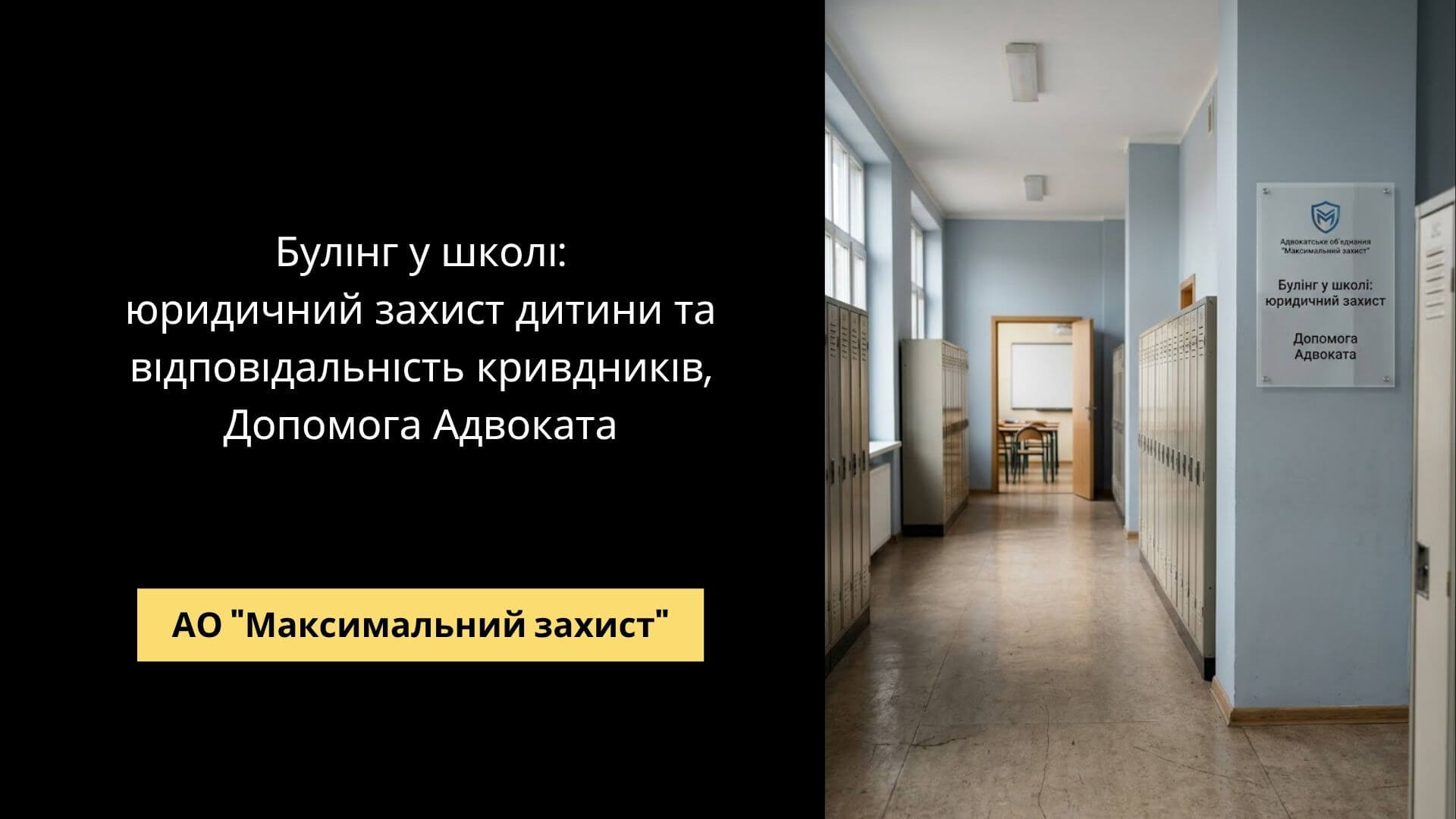 Адвокат консультує батьків та дитину – булінг у школі