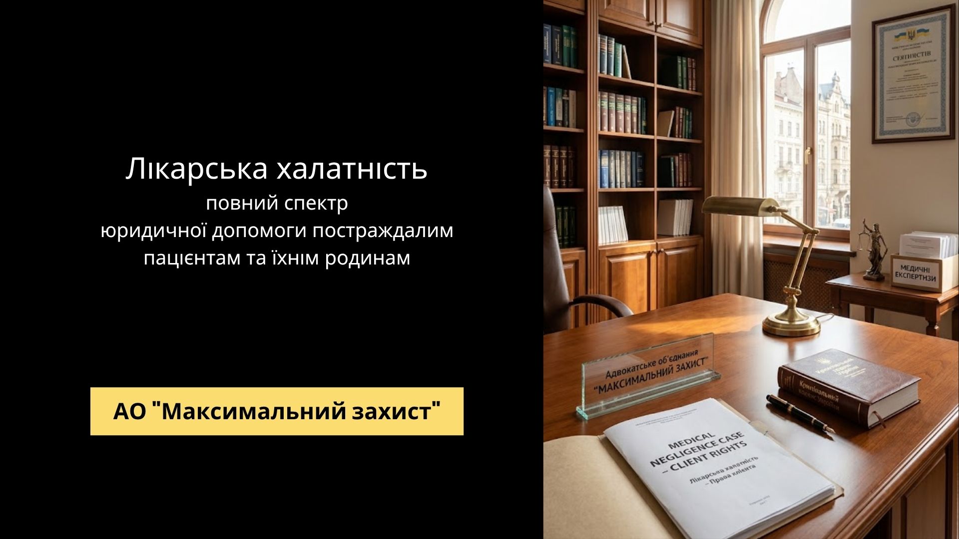 Лікарська халатність в Україні: захист прав пацієнта та відшкодування шкоди