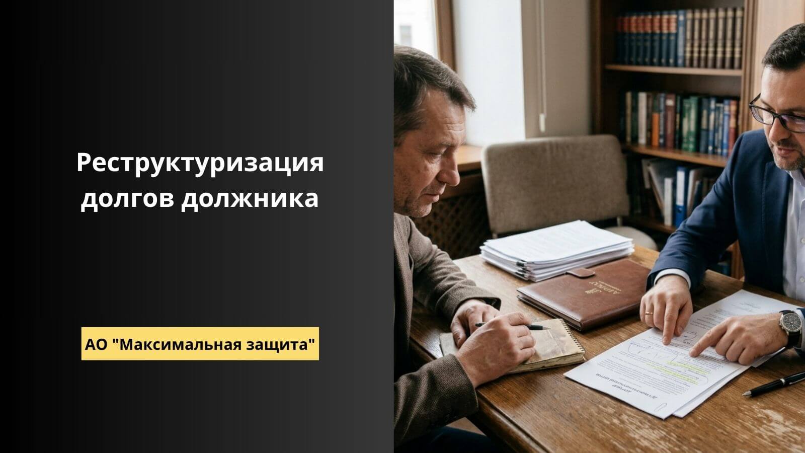 Реструктуризация долгов должника