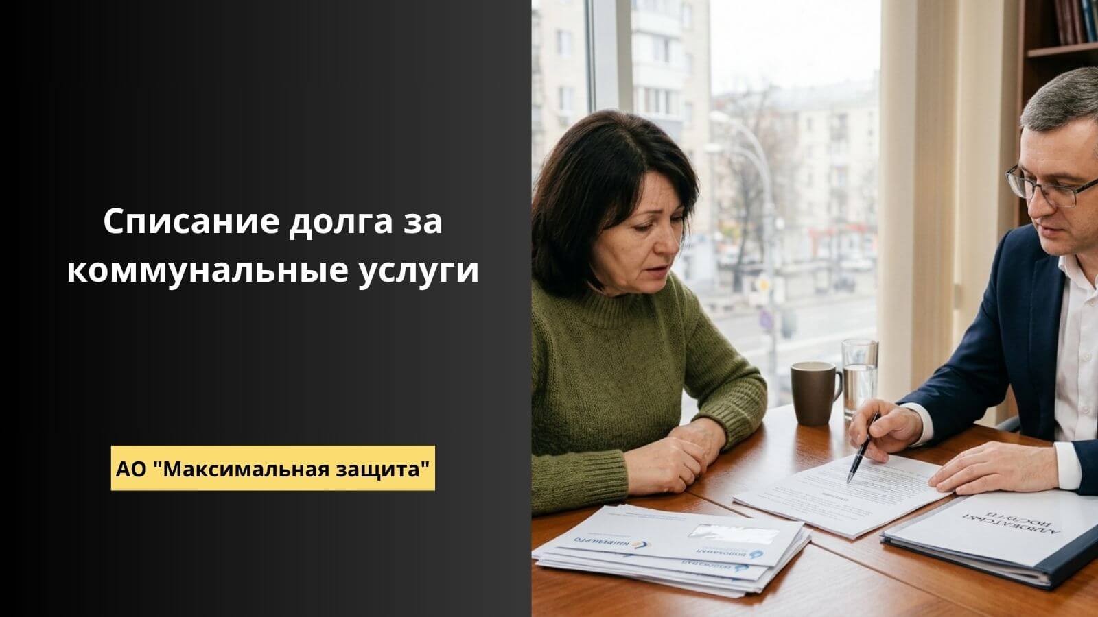 списание долга за коммунальные услуги