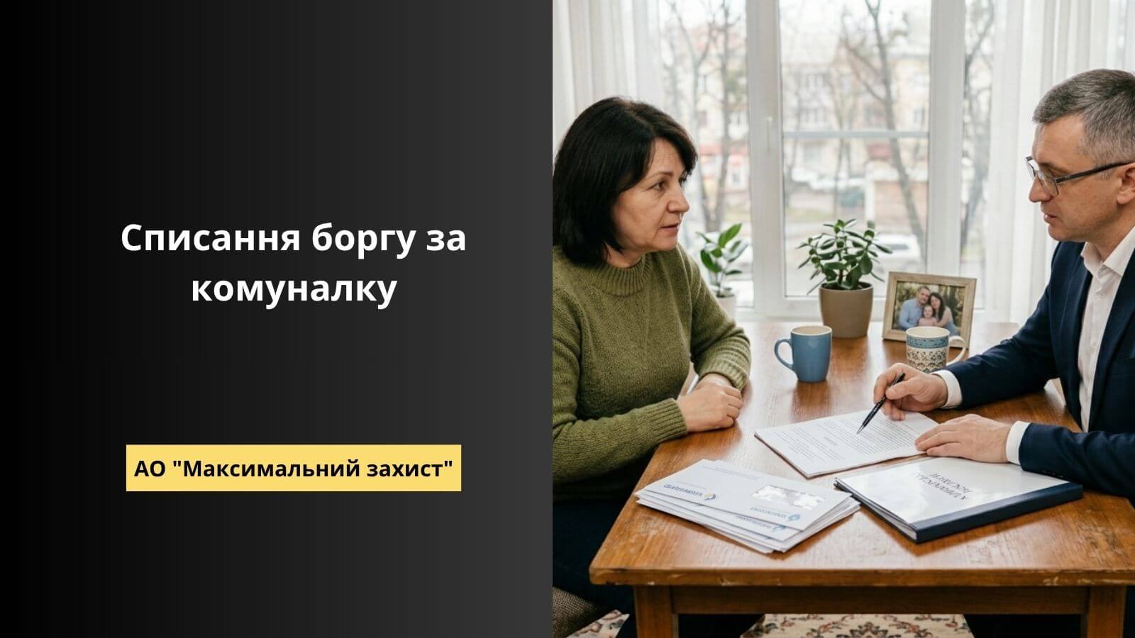 списання боргу за комуналку