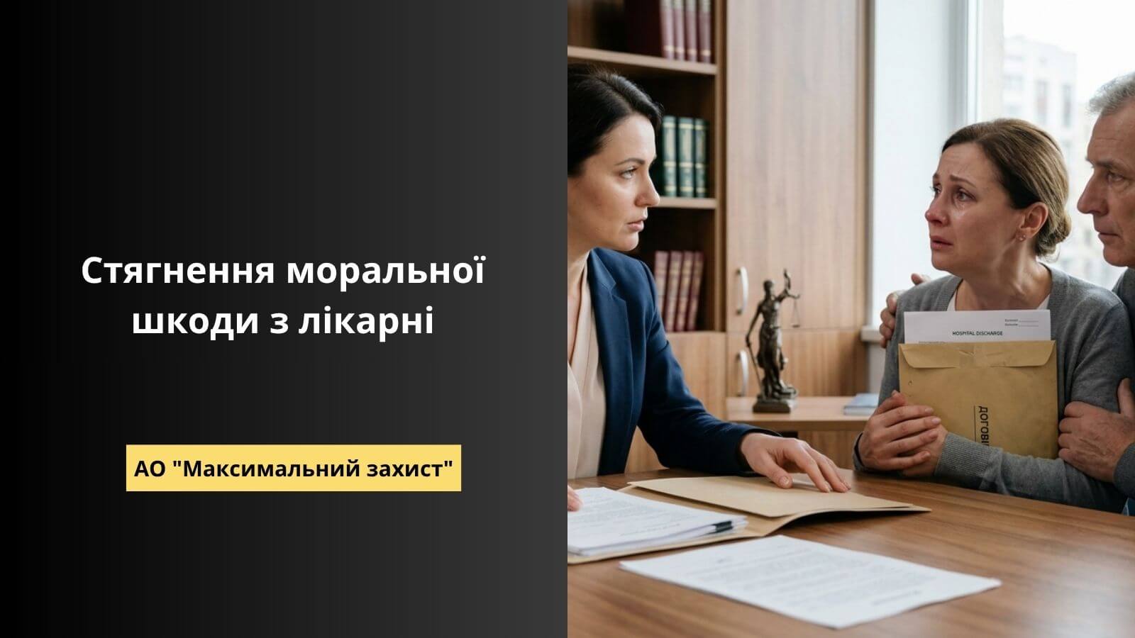 Стягнення моральної шкоди з лікарні