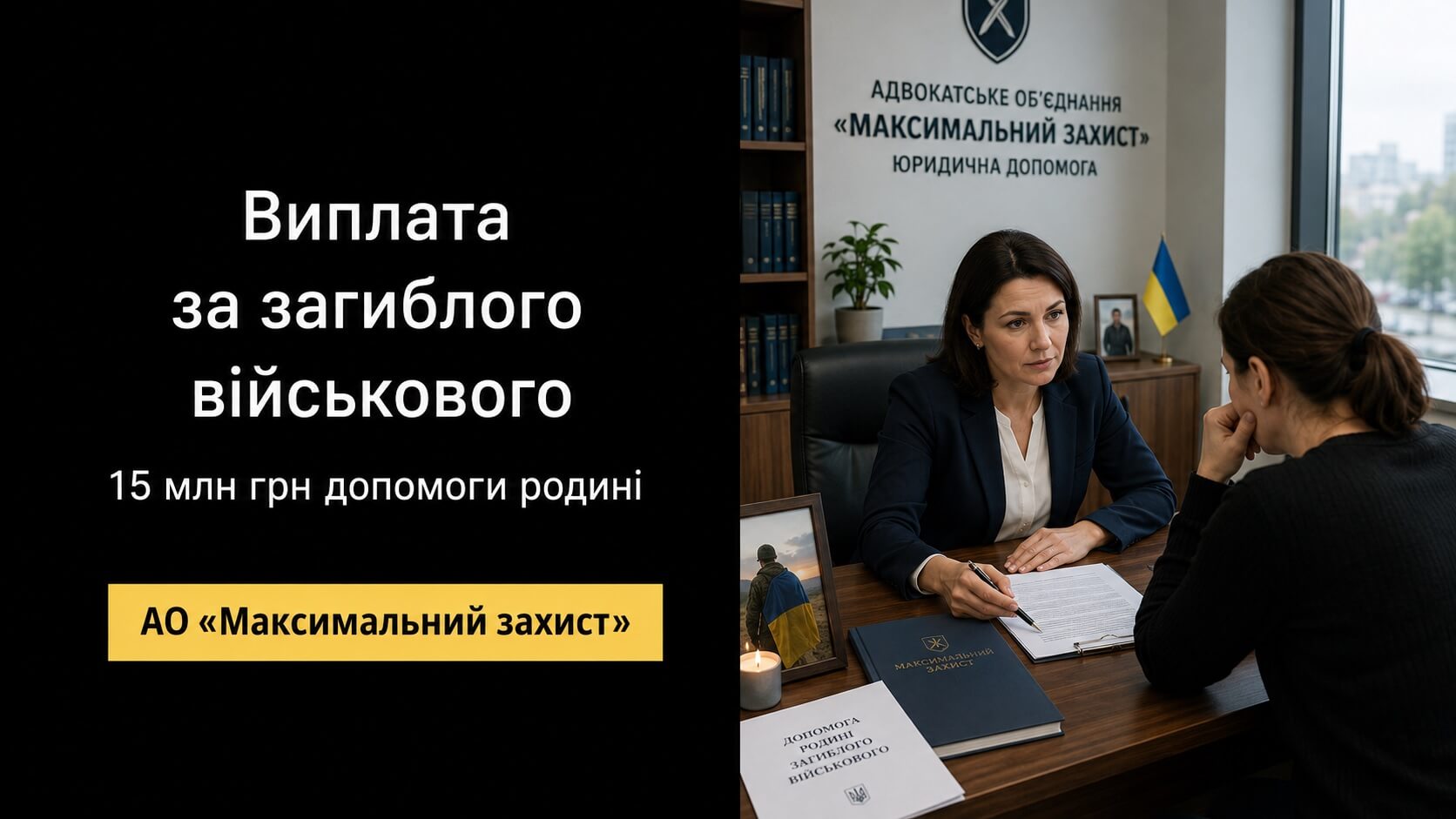 Родина військовослужбовця отримує юридичну консультацію – виплата за загиблого військового