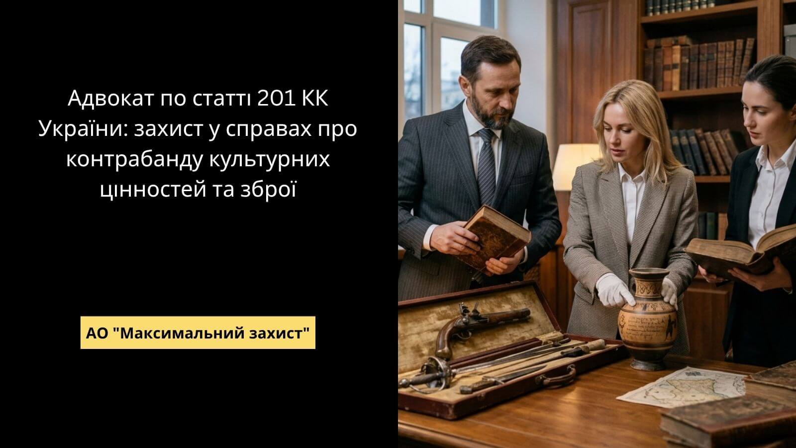 адвокат по статті 201