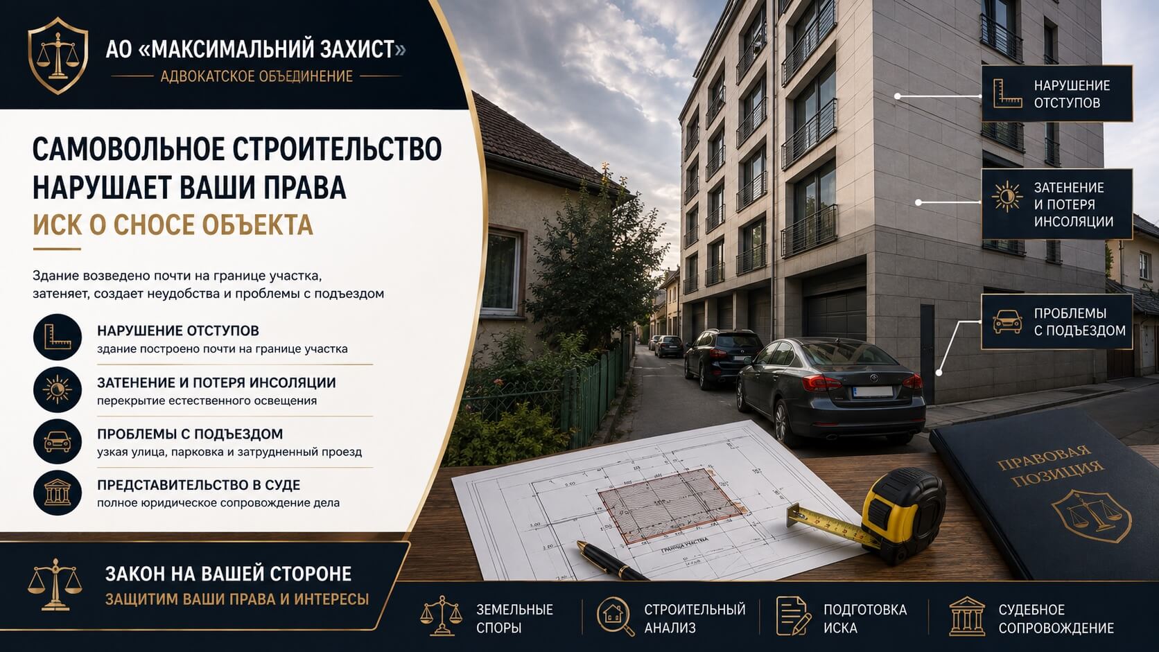 Иск о сносе самовольного строения – защита ваших прав