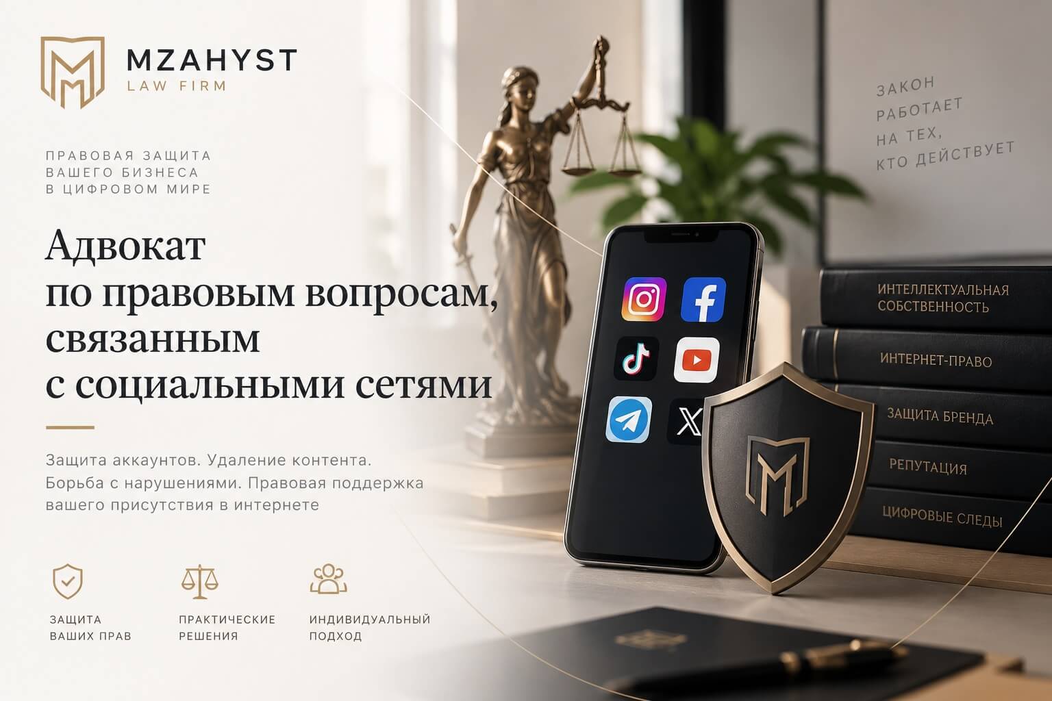 Адвокат по соцсетям: защита прав и контента